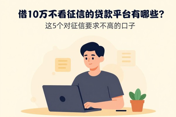 2026实测！借10万不看征信的贷款平台有哪些？这5个对征信要求不高的口子今日曝光