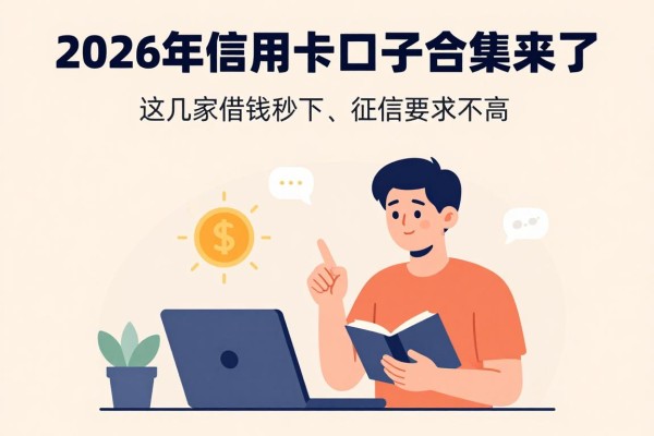 2026年信用卡口子合集来了!这几家借钱秒下、征信要求不高,合理使用超踏实
