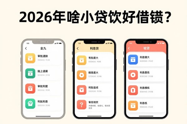 2026年啥小额贷款好借钱?5个要求不高、9000秒下的小额贷款APP绝密攻略