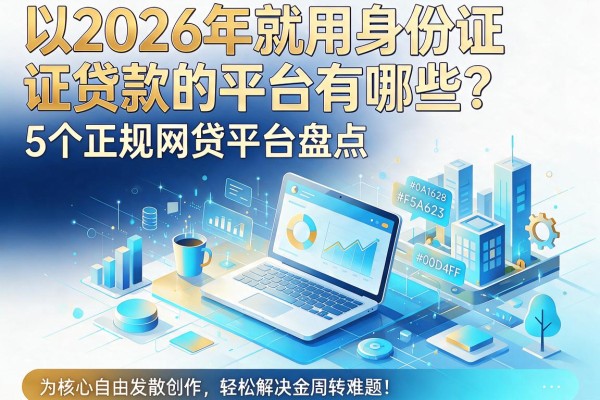 2026年就用身份证贷款的平台有哪些?5个正规网贷平台盘点,轻松解决资金周转难题!