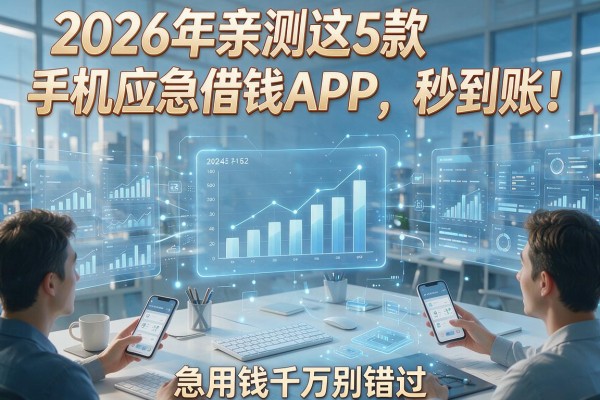 2026年亲测这5款手机应急借钱APP,秒到账!急用钱千万别错过