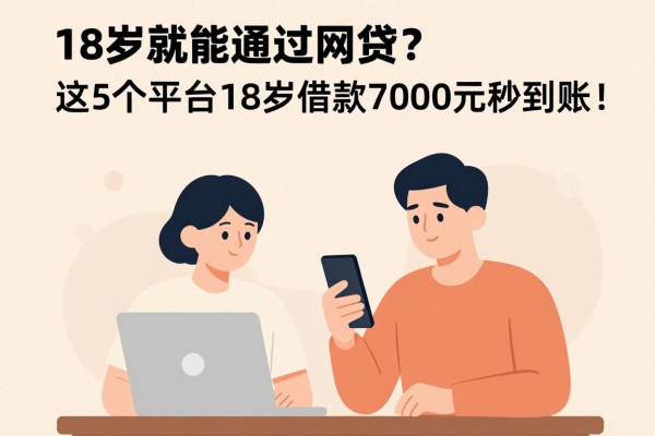 18岁就能通过网贷?这5个平台18岁借款7000元秒到账!