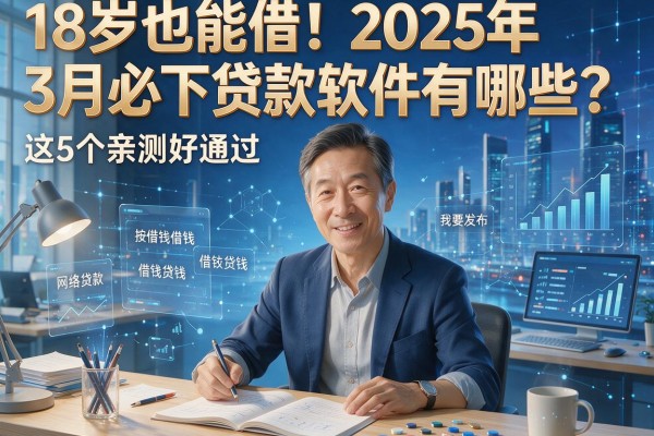 18岁也能借!2025年3月必下贷款软件有哪些?这5个亲测好通过