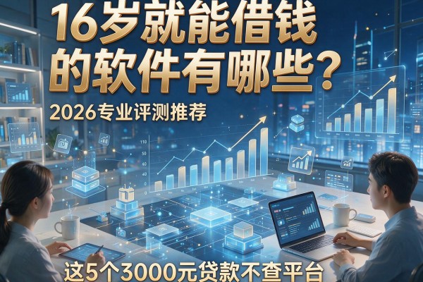 16岁就能借钱的软件有哪些？2026专业评测推荐这5个3000元贷款不查平台