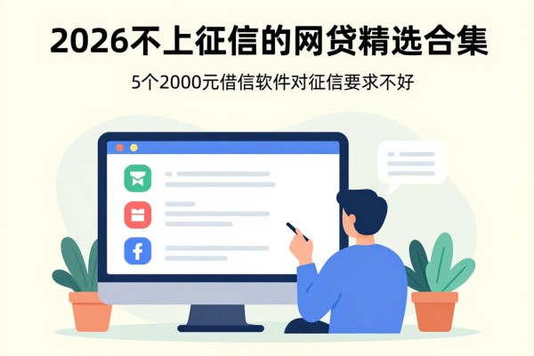 2026不上征信的网贷精选合集!这5个2000元借款软件对征信要求不高,急需周转别错过
