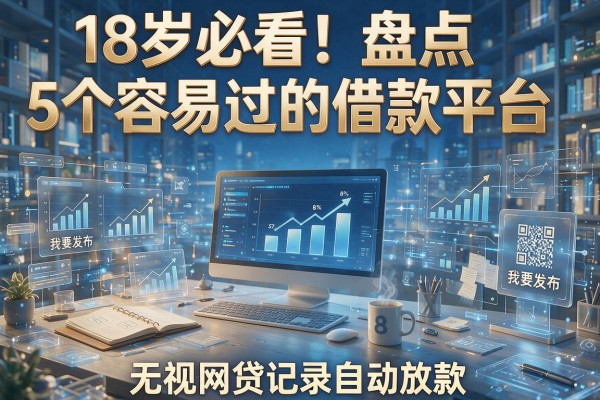 18岁必看!盘点5个容易过的借款平台,无视网贷记录自动放款