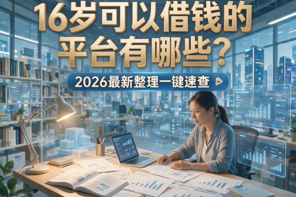 16岁可以借钱的平台有哪些?2026最新整理一键速查!