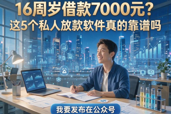 16周岁借款7000元？这5个私人放款软件真的靠谱吗