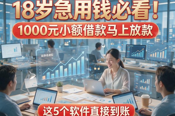 18岁急用钱必看!1000元小额借款马上放款,这5个软件直接到账