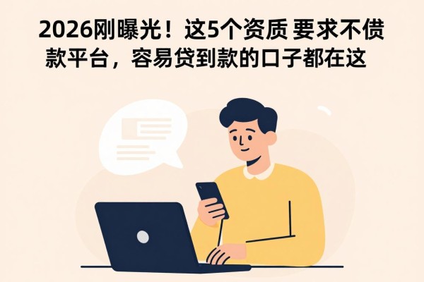 2026刚曝光!这5个资质要求不高的借款平台,容易贷到款的口子都在这,7000元极速到账超便捷