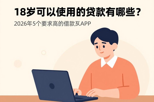 18岁可以使用的贷款有哪些?2026年这5个要求不高的借款3000APP,急用钱时秒下款