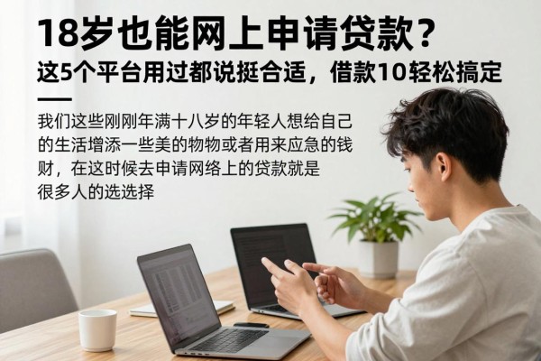 18岁也能网上申请贷款?这5个平台用过都说挺合适,借款10000元轻松搞定