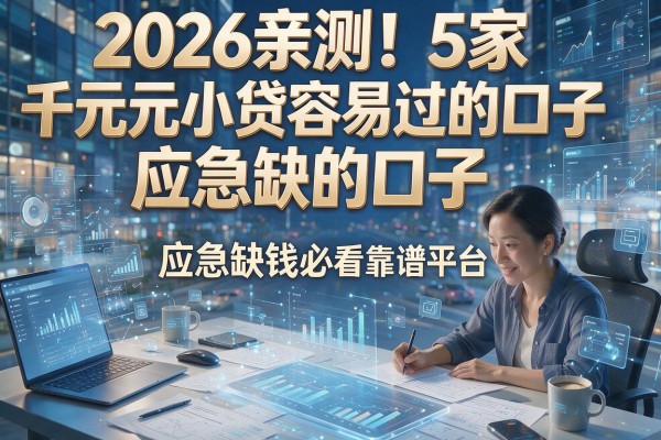 2026亲测!5家千元小贷容易过的口子,应急缺钱必看靠谱平台