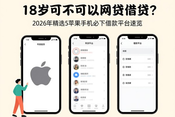 18岁可不可以网贷借钱？2026年精选5个苹果手机必下借款平台速览