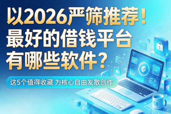 2026严筛推荐！最好的借钱平台有哪些软件？这5个值得收藏