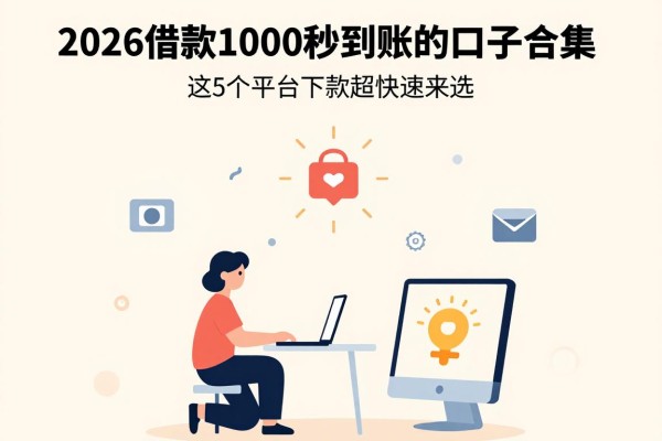 2026借款1000秒到账的口子合集！这5个平台下款超快速来选