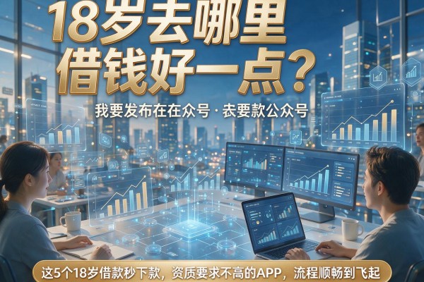 18岁去哪里借钱好一点?这5个18岁借款秒下款、资质要求不高的APP,流程顺畅到飞起