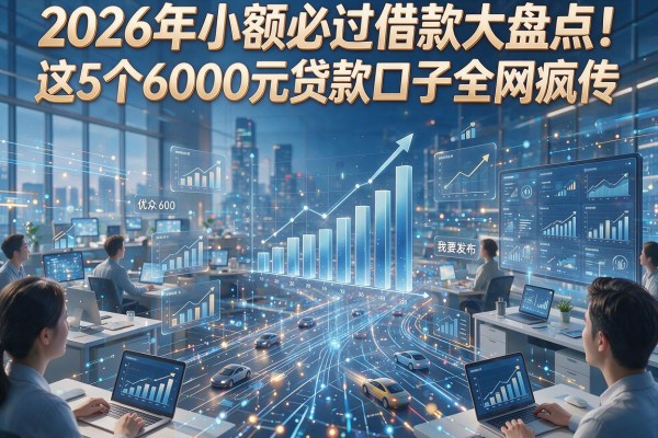 2026年小额必过借款大盘点!这5个6000元贷款口子全网疯传