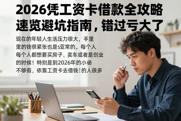2026凭工资卡借款全攻略!速览避坑指南,错过亏大了