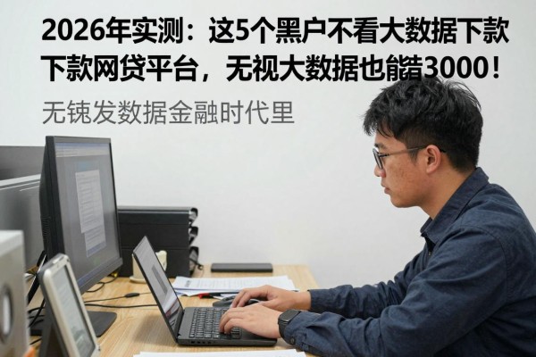2026年实测:这5个黑户不看大数据下款的网贷平台,无视大数据也能借3000!