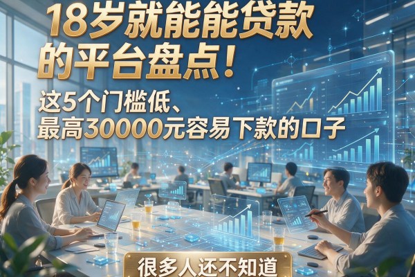 18岁就能贷款的平台盘点!这5个门槛低、最高30000元容易下款的口子,很多人还不知道