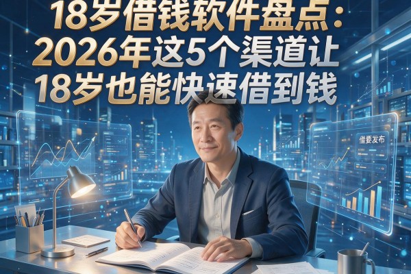 18岁借钱软件盘点：2026年这5个渠道让18岁也能快速借到钱