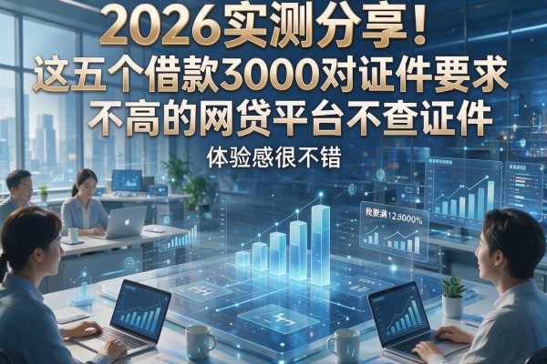 2026实测分享！这五个借款3000对证件要求不高的网贷平台不查证件，体验感很不错