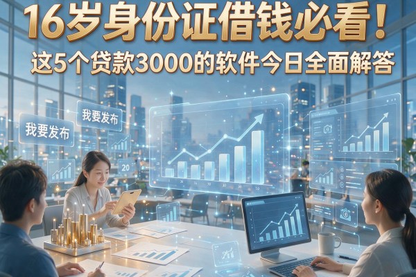 16岁身份证借钱必看!这5个贷款3000的软件今日全面解答
