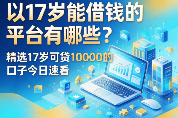 17岁能借钱的平台有哪些?精选17岁可贷10000的口子今日速看
