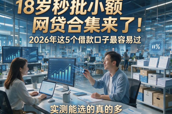 18岁秒批小额网贷合集来了!2026年这5个借款口子最容易过,实测能选的真的多!