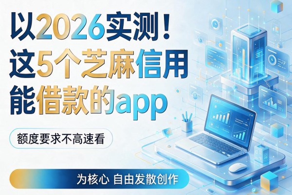 2026实测!这5个芝麻信用能借款的app,额度要求不高速看