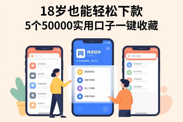 18岁也能轻松下款！5个50000实用口子一键收藏，这些网贷软件好通过还适配