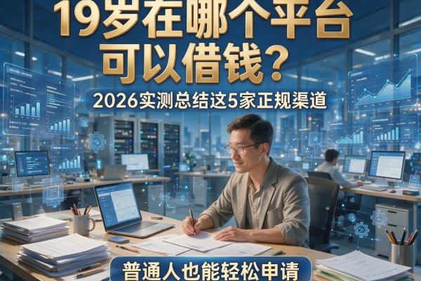 19岁在哪个平台可以借钱?2026实测总结这5家正规渠道,普通人也能轻松申请