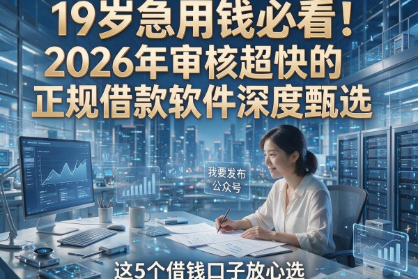 19岁急用钱必看！2026年审核超快的正规借款软件深度甄选，这5个借钱口子放心选！