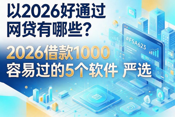 2026好通过网贷有哪些?2026借款1000容易过的5个软件严选