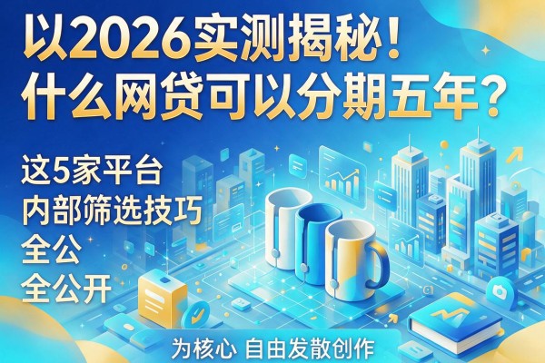 2026实测揭秘！什么网贷可以分期五年？这5家平台内部筛选技巧全公开