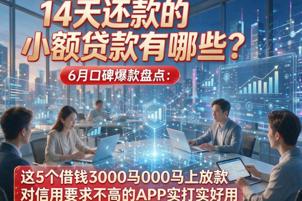 14天还款的小额贷款有哪些?6月口碑爆款盘点:这5个借钱3000马上放款、对信用要求不高的APP实打实好用