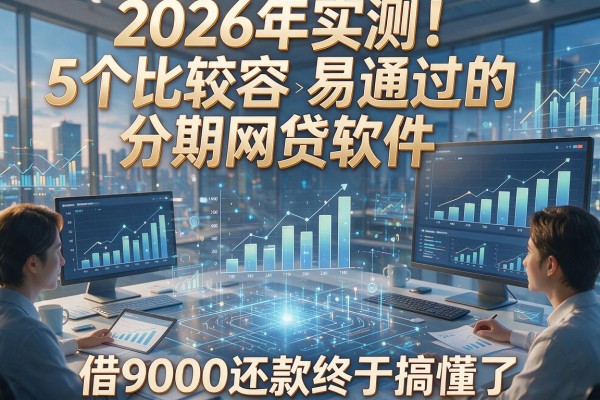2026年实测！5个比较容易通过的分期网贷软件，借9000还款终于搞懂了