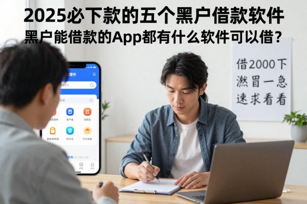 2025必下款的五个黑户借款软件！黑户能借款的app都有什么软件可以借？借2000要求不高速看
