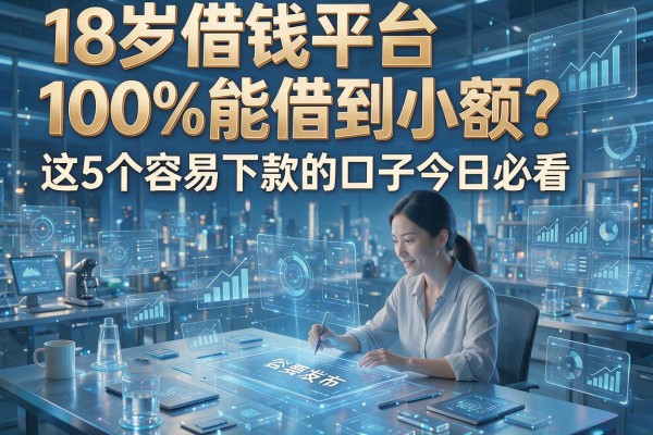 18岁借钱平台100%能借到小额？这5个容易下款的口子今日必看！