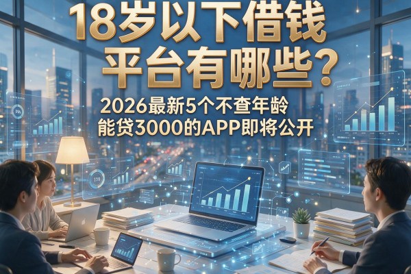 18岁以下借钱平台有哪些？2026最新5个不查年龄、能贷3000的APP即将公开