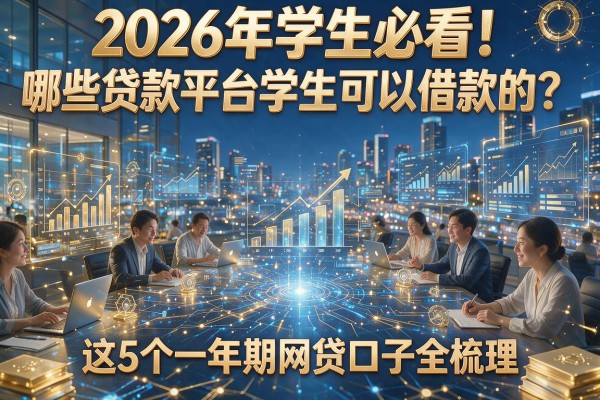 2026年学生必看!哪些贷款平台学生可以借款的?这5个一年期网贷口子全梳理