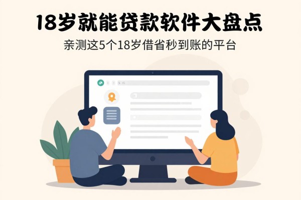 18岁就能贷款软件大盘点!亲测这5个18岁借钱秒到账的平台,体验不错