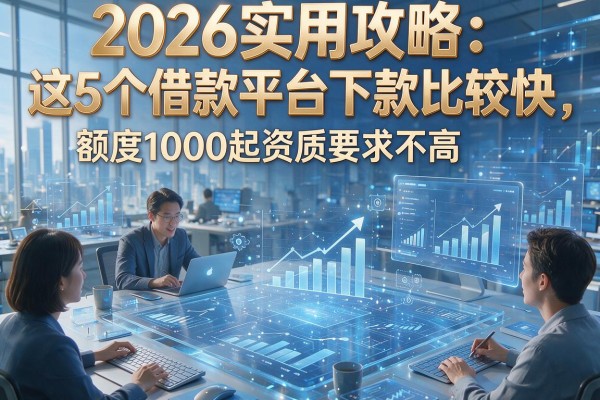 2026实用攻略:这5个借款平台下款比较快,额度1000起资质要求不高