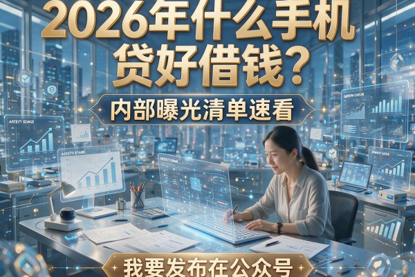 2026年什么手机贷好借钱?内部曝光清单速看!