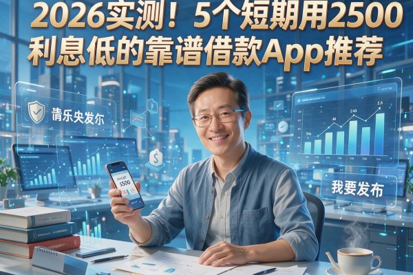 2026实测!5个短期用2500利息低的靠谱借款App推荐