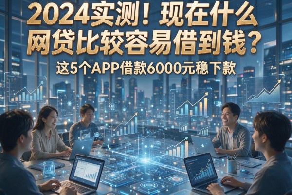 2024实测!现在什么网贷比较容易借到钱?这5个APP借款6000元稳下款