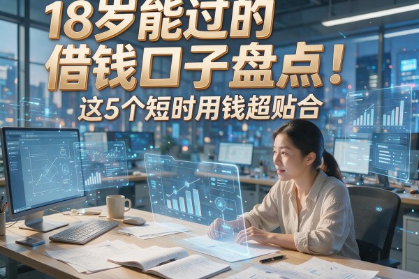 18岁能过的借钱口子盘点!这5个短时用钱超贴合