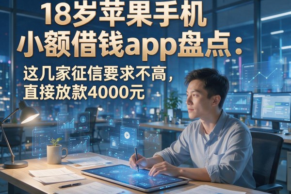 18岁苹果手机小额借钱app盘点:这几家征信要求不高,直接放款4000元
