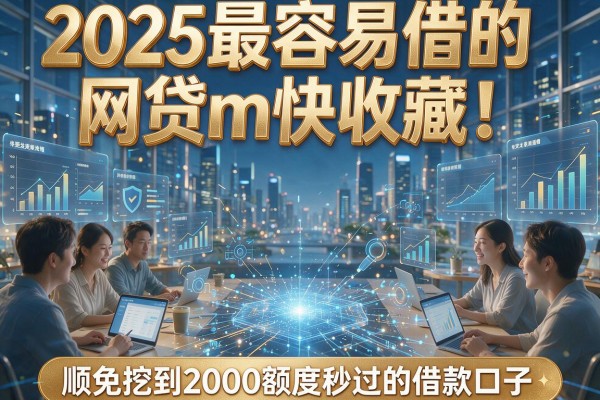 2025最容易借的网贷m快收藏!顺便挖到2000额度秒过的借款口子